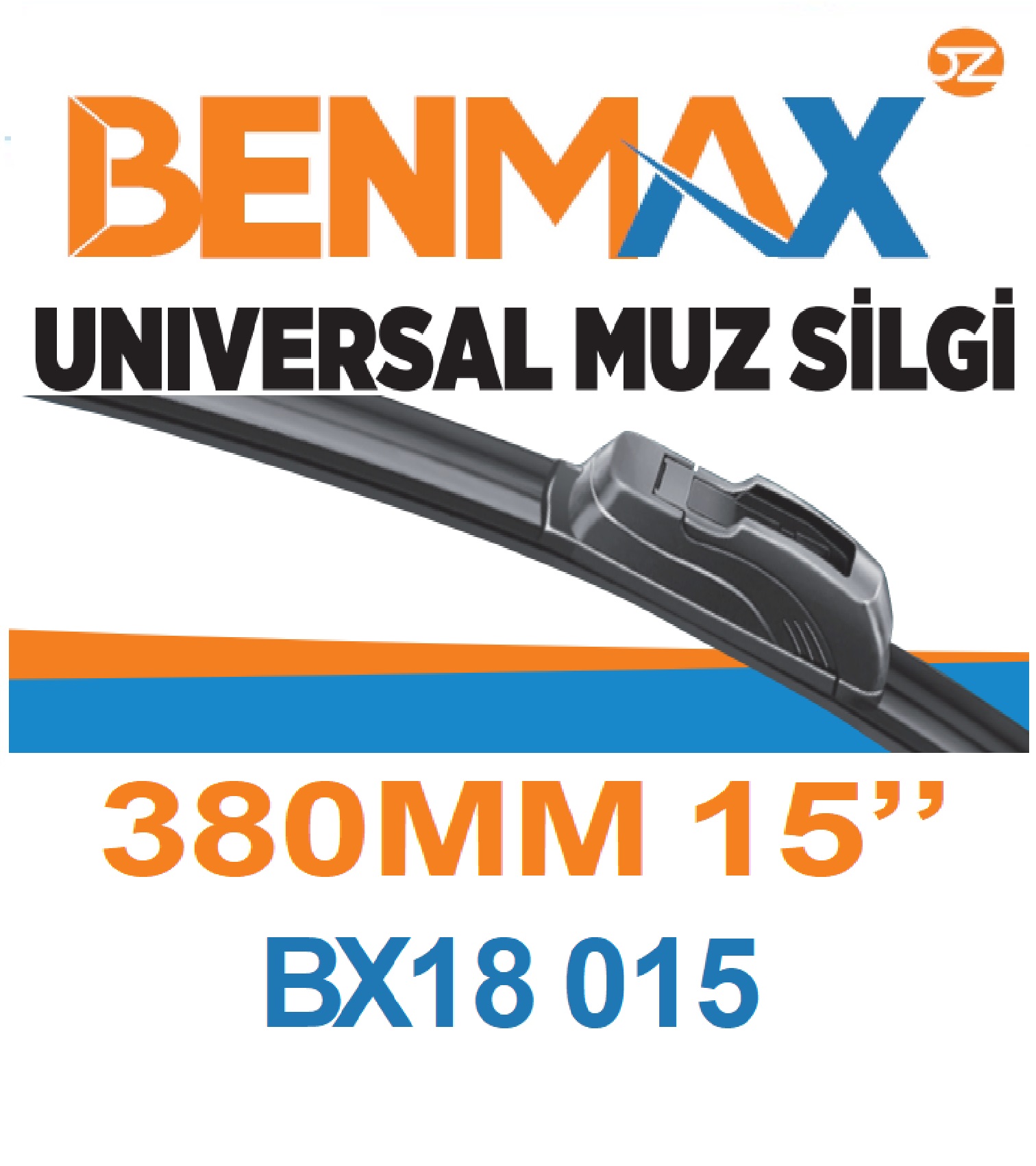 BENMAX SİLECEK SÜPÜRGESİ MUZ 350MM 15''