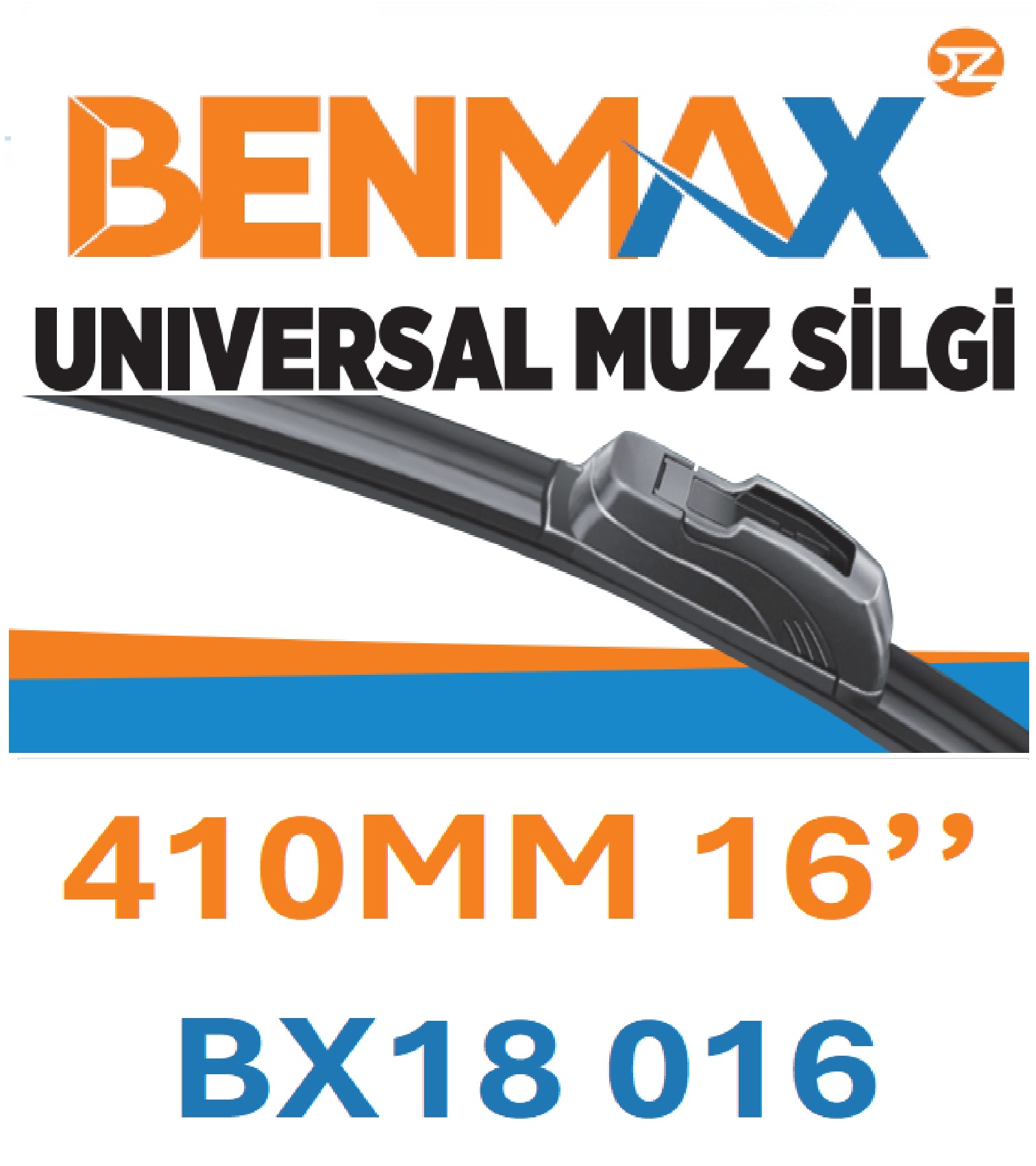 BENMAX SİLECEK SÜPÜRGESİ MUZ 410MM 16''