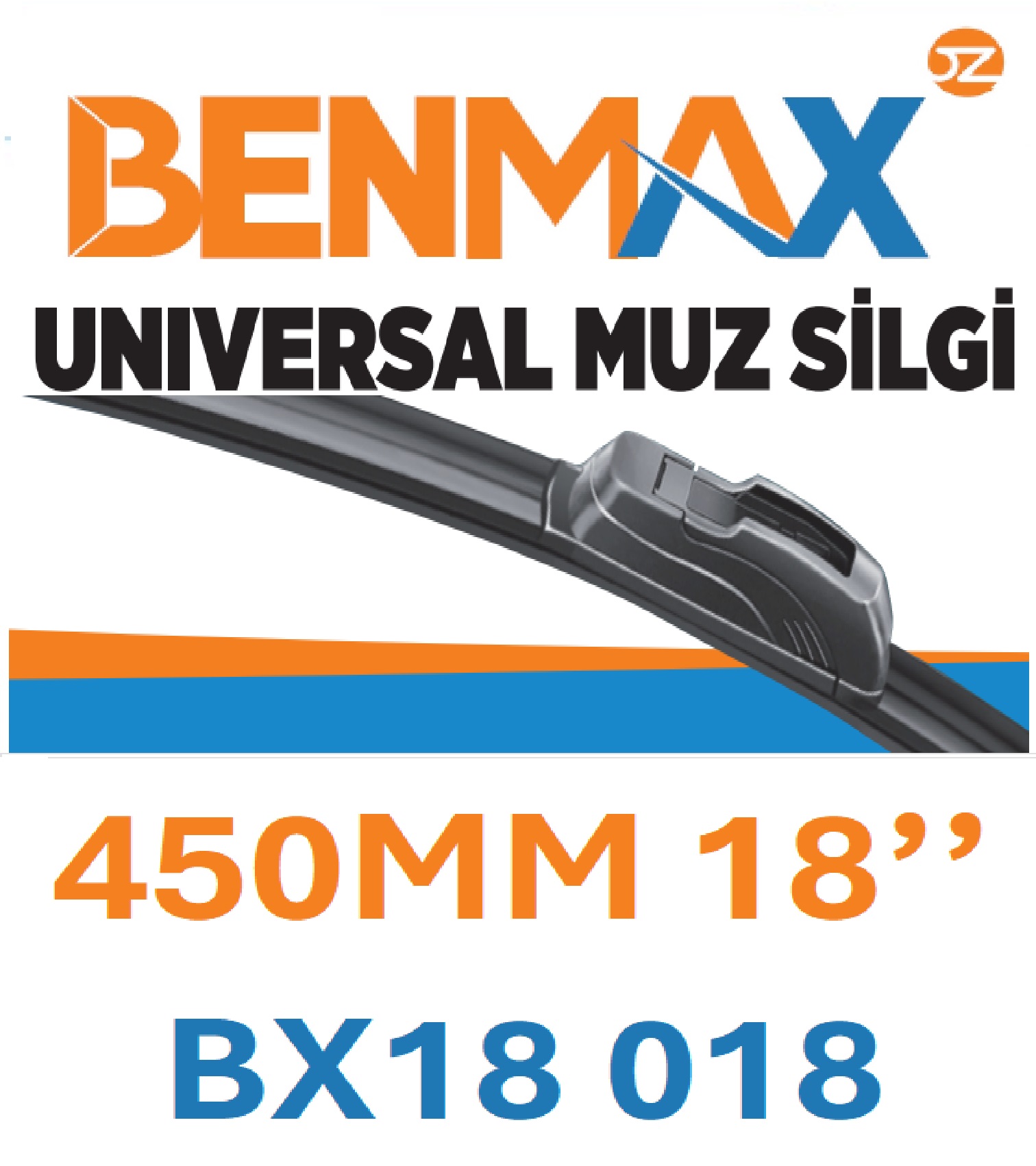 BENMAX SİLECEK SÜPÜRGESİ MUZ 450MM 18''