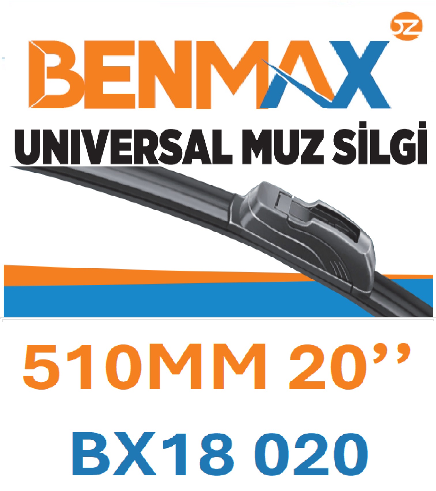 BENMAX SİLECEK SÜPÜRGESİ MUZ 510MM 20''