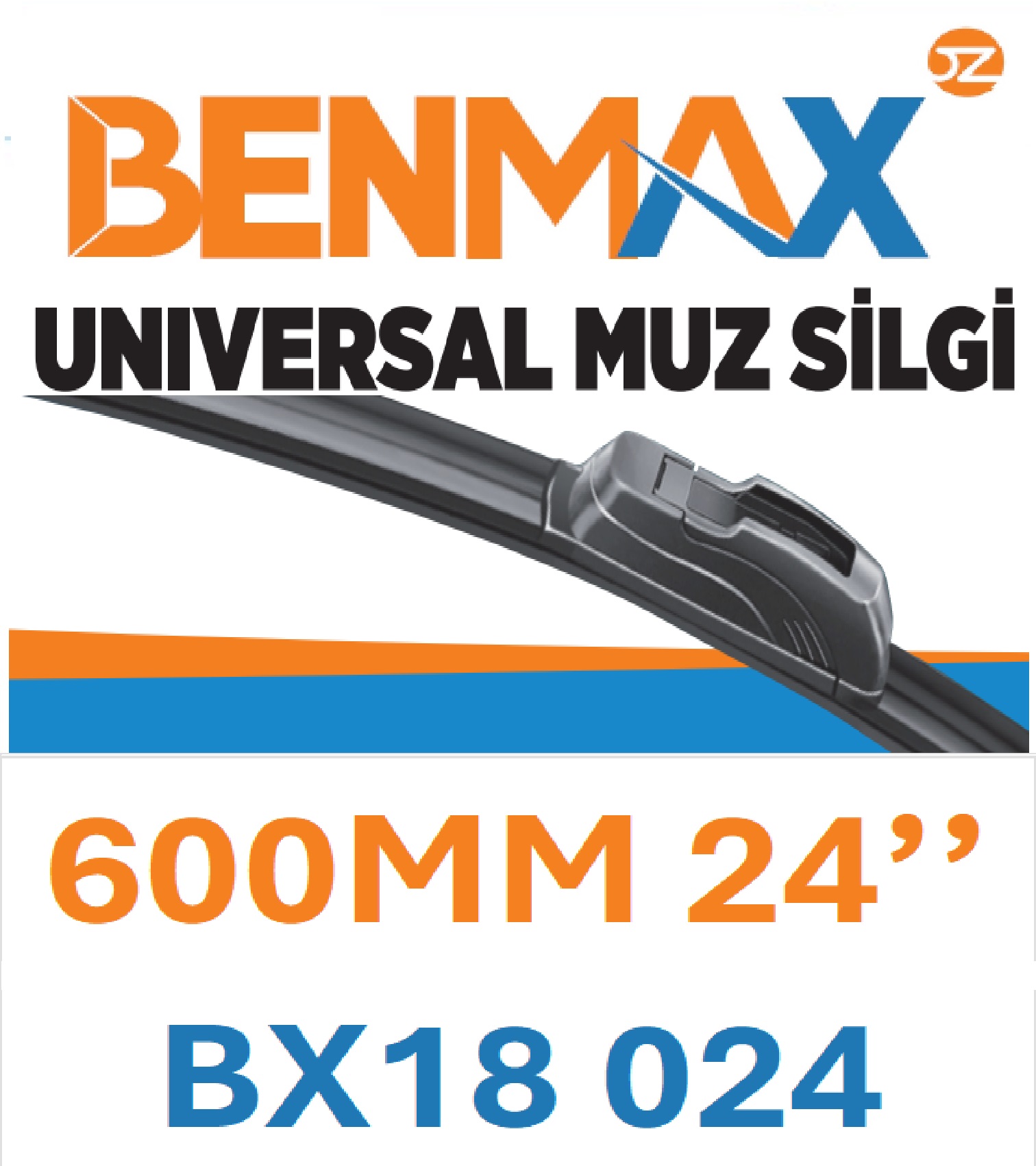 BENMAX SİLECEK SÜPÜRGESİ MUZ 600MM 24''