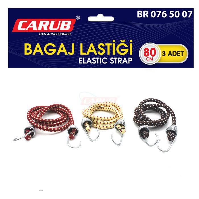 CARUB BAGAJ AHTABOT LASTİK 3 LÜ SET 80^180CM 1.KALİTE-BR0765007