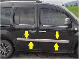 RENAULT KANGOO 2008 YAN KAPI ÇITASI 4 PCS.P.ÇELİK