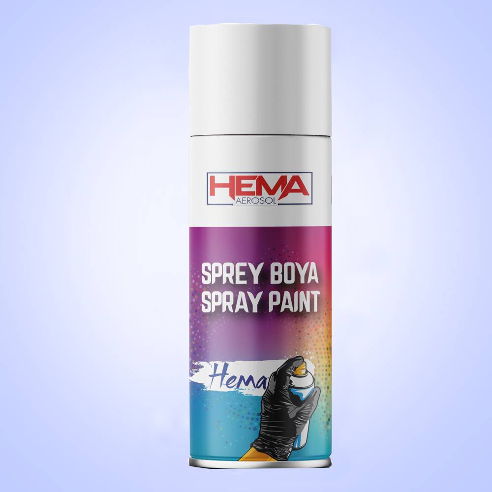 HEMA SPREY BOYA METALİK GRİ 400 ML