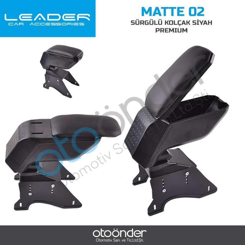 LEADER MATTE SÜRGÜLÜ KOLÇAK SİYAH PREMIUM-02