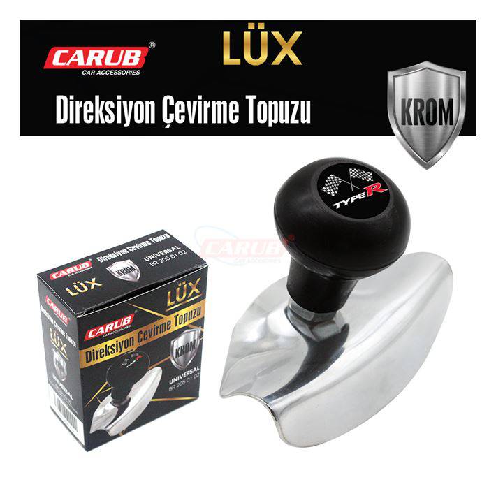 CARUB DİREKSİYON Ç.TOPUZU ARMALI LÜX KROM-BR2050102