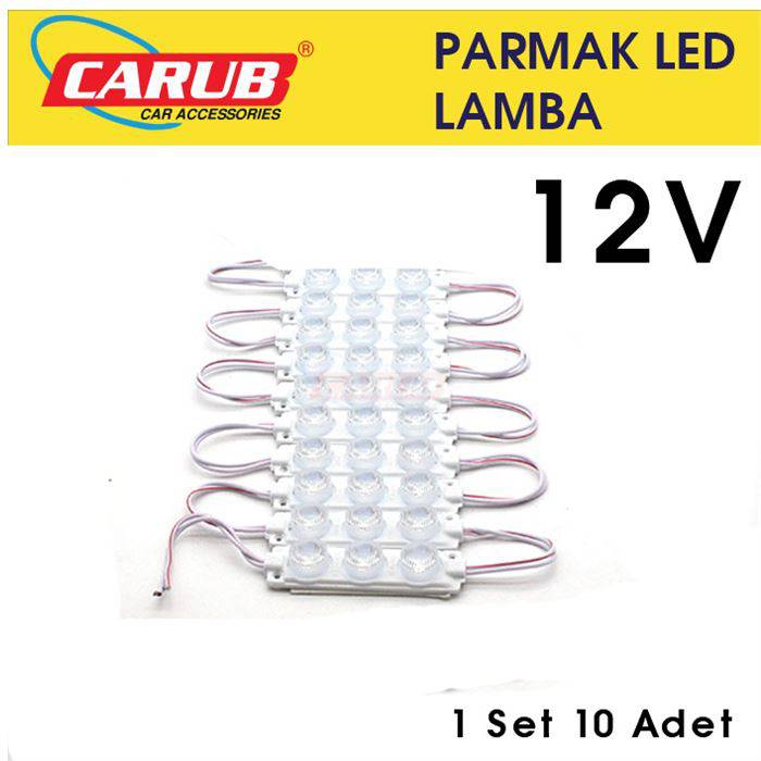 CARUB 12V PARMAK LED 1X10 BEYAZ-BR0409928