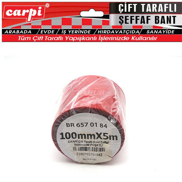 CARPİ ÇİFT TARAFLI BANT 100mmX5M-BR6570184