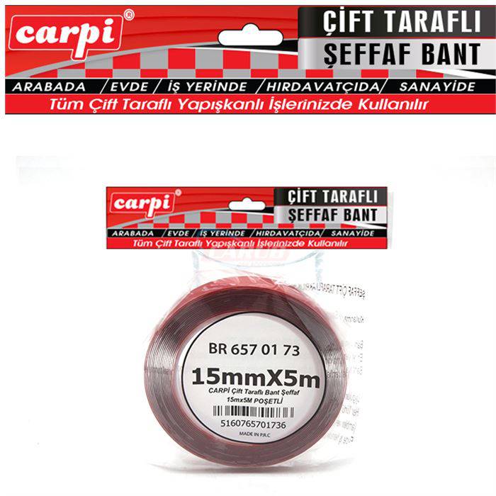 CARPİ ÇİFT TARAFLI BANT 15mmX5M-BR6570173