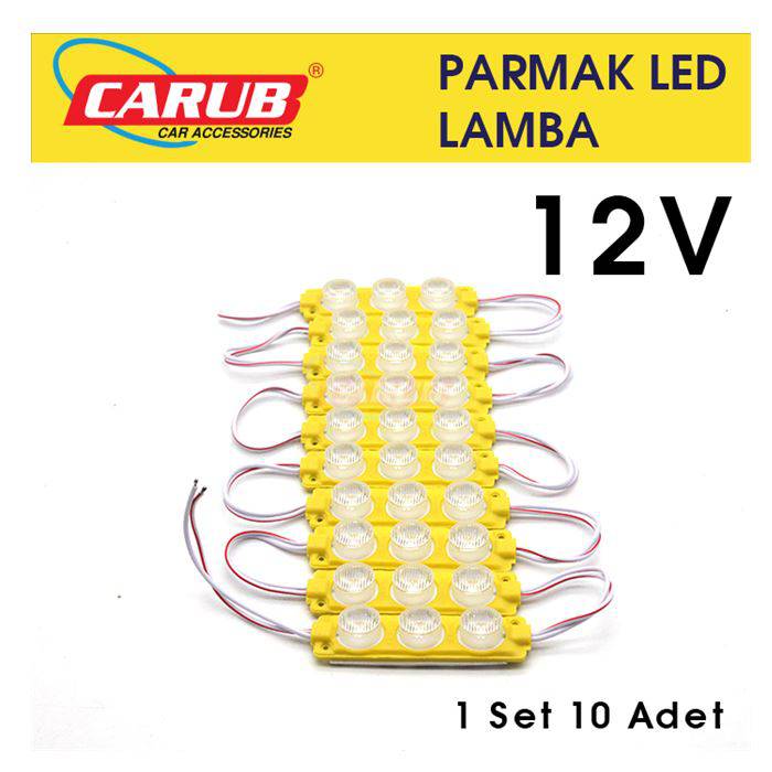 CARUB PARMAK LED 12V 10AD SARI-BR0409938