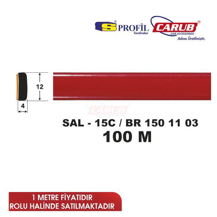 CARUB ÇITA SAL 15C 12mmx100 mt KIRMIZI-BR1501103