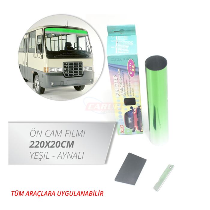 CARUB CAM FİLMİ ÖN 220X20CM YEŞİL AYNALI TP-GN-S /BR1201003