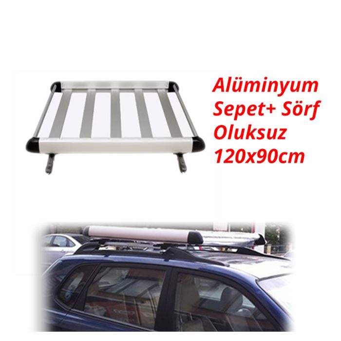 CARUB BAGAJ SEPET+SÖRF OLUKSUZ 120CMX90CM ALÜMİNYUM-BR0761027