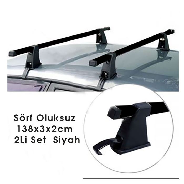 CARUB SÖRF OLUKSUZ 138X3X2CM Lİ SET SİYAH-BR0761038