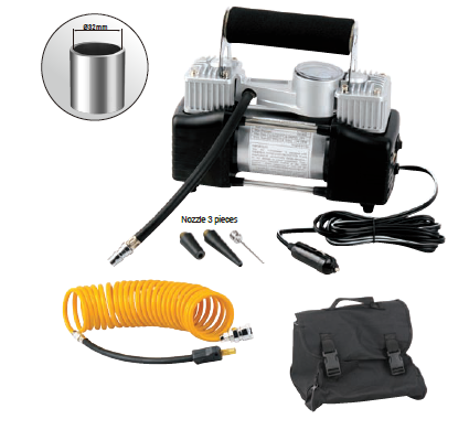 BENMAX METAK HAVA KOMPRESÖRÜ ÇİFT PİSTONLU 12V-BX14013