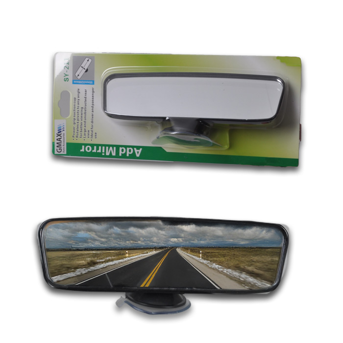 AYNA İÇ DİKİZ VANTUZLU SİYAH 24cm-00504136
