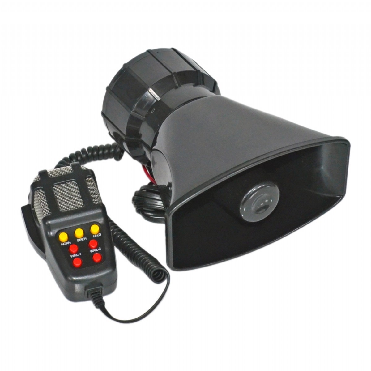 BENMAX MİKROFONLU SİREN 7 SESLİ 100W-BX14025